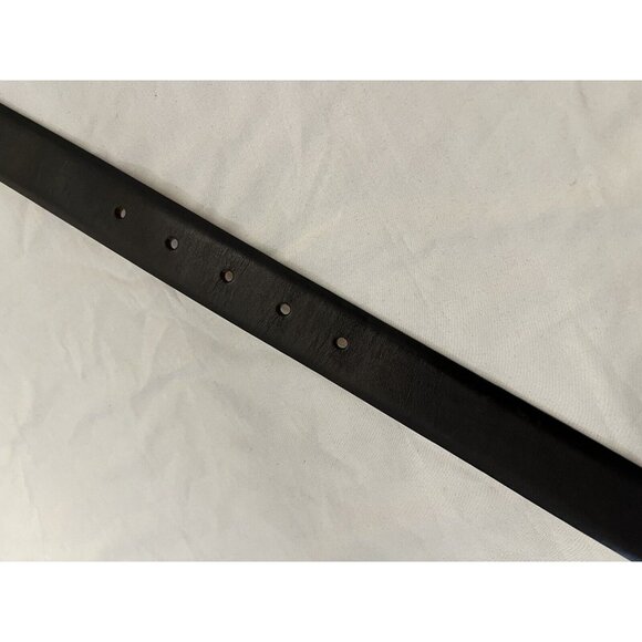 Womans Leather Black Belt Roberto Piccinetti Made in Italy XL EUC - Picture 5 of 8